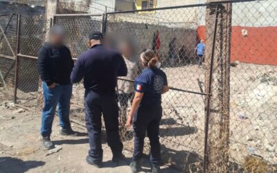 Evita policía de Ecatepec despojo de predio en la Gustavo Baz Prada