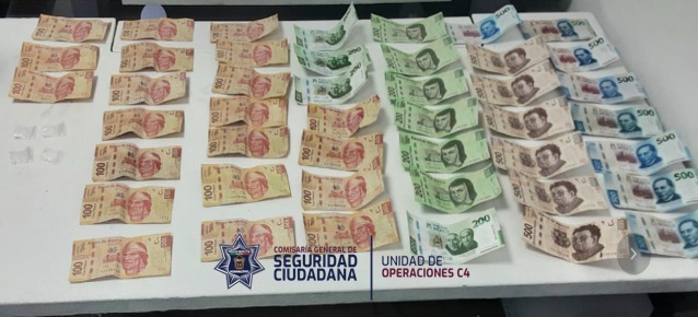 Elementos de Seguridad de Neza y EdoMéx detienen a 4 presuntos falsificadores de billetes