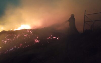  Bomberos sofocan incendio en el cerro “El Chimalhuache”
