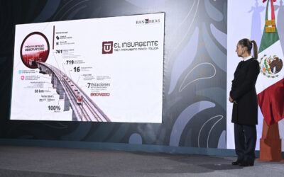 Presidenta Sheinbaum inaugura recorrido completo del Tren “El Insurgente” CDMX-Toluca