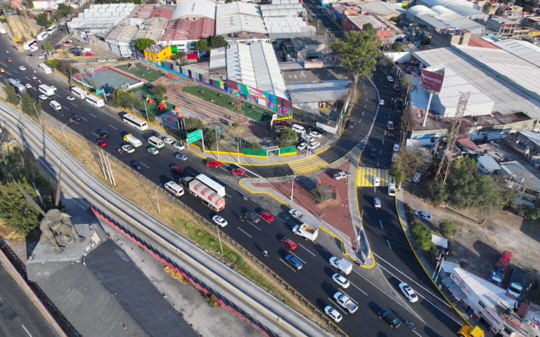 Repavimentan en territorio ecatepense avenida con apoyo de empresarios