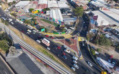 Repavimentan en territorio ecatepense avenida con apoyo de empresarios