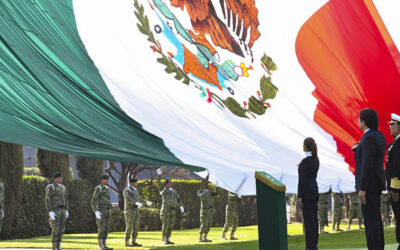 La Bandera Nacional refleja la consolidación del México independiente de nuestros días: CSP