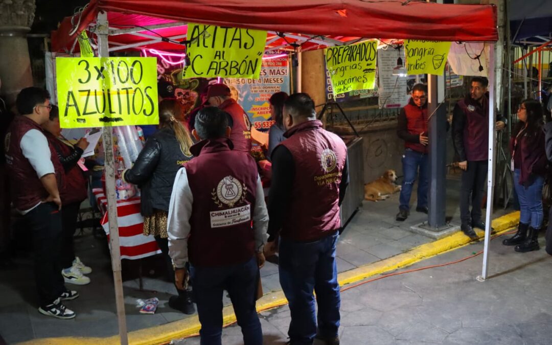 Aplican el operativo “Control y Vigilancia de Alcohol: Consumo y Copeo” en Chimalhuacán