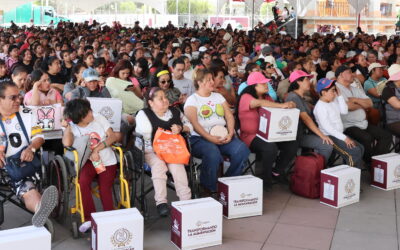 Chimalhuacán concluye 1ra entrega anual de 12 mil canastas alimentarias a familias vulnerables