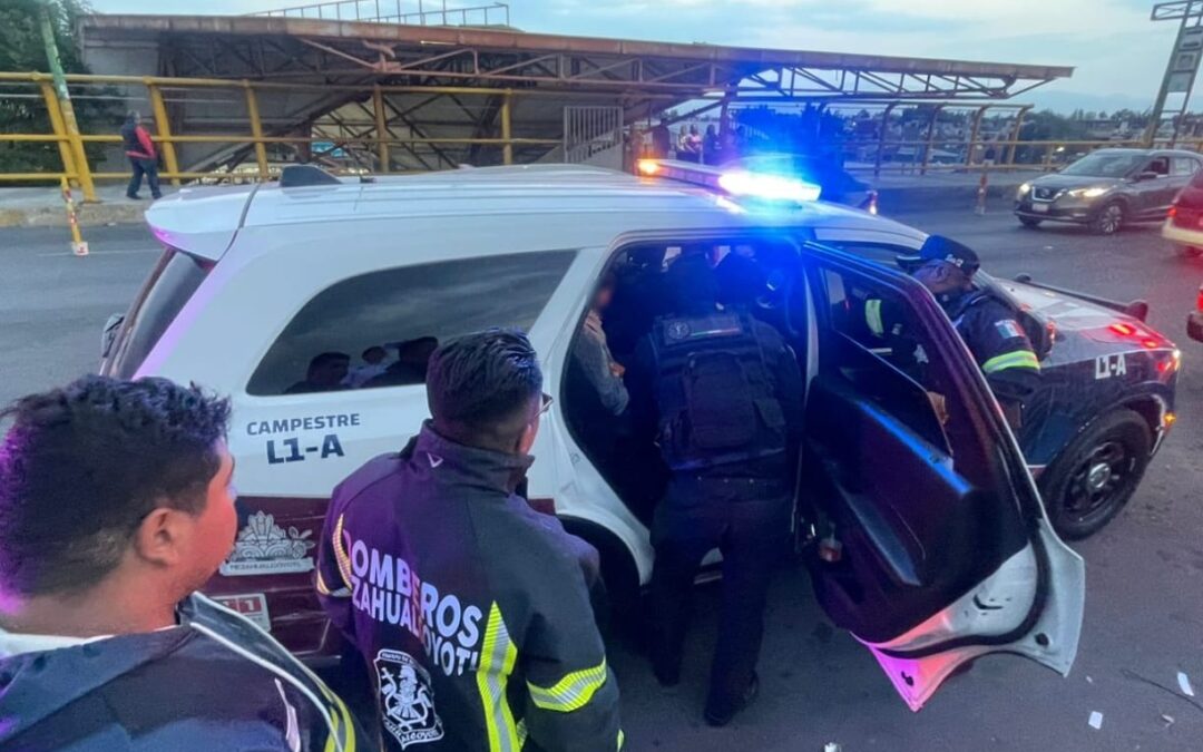 En Neza detienen a 5 presuntos secuestradores y rescatan a un hombre privado de la libertad