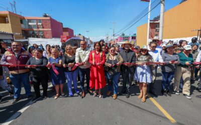 Entregan a chimalhuaquenses calle El Molino de acceso a la cabecera municipal