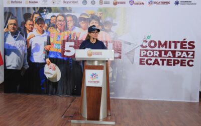 Ecatepec activa los primeros 5 mil Comités por la Paz