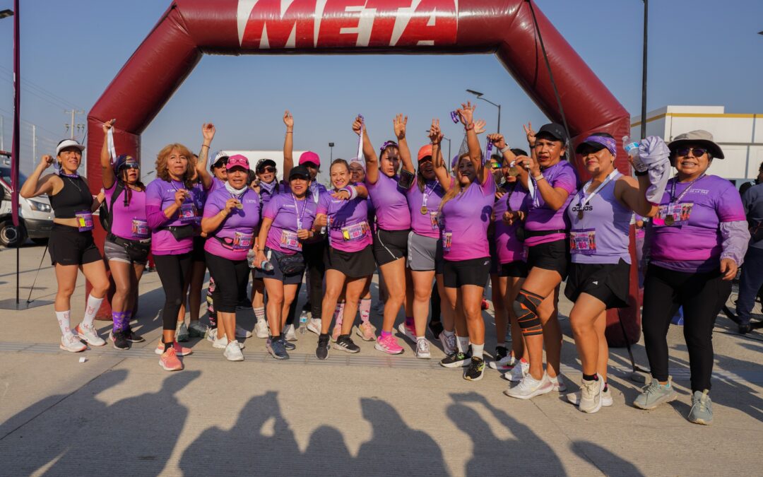 Conmemoran el 8M con Carrera que tuvo como lema “Por ti, por mí, por todas, en La Paz decimos no a la violencia”