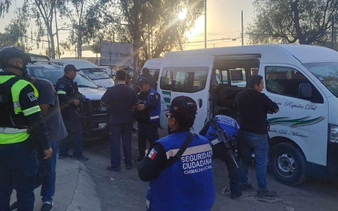 Revisiones de Policía local y EdoMéx para seguridad de chimalhuaquenses