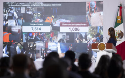 Nueva Ley Nacional de Aguas, acabará con los privilegios: Presidenta de México