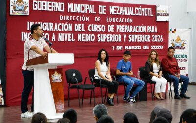 Neza inaugura el Curso de Preparación para Ingreso a Nivel Medio Superior y Superior 2026