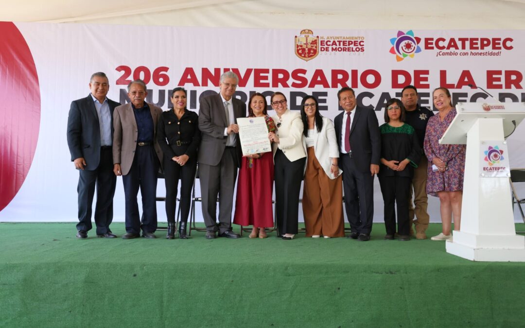 San Cristóbal Ecatepec de Morelos recibe el título de “Ciudad Heroica”