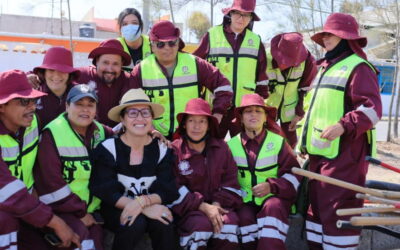 Embellecen área ecatepense con los programas Camellones y Senderos Seguros