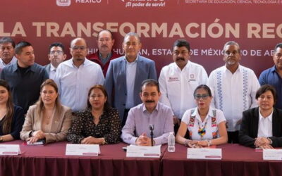 Municipios del EdoMéx revisan proyectos estratégicos en materia educativa, drenaje y movilidad