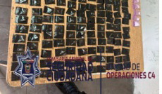 Policías de Nezahualcóyotl detienen a una persona con más de 200 dosis de narcóticos