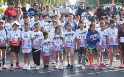 Carrera “Pequeños poetas” en Nezahualcóyotl, fomenta la actividad física, creatividad y convivencia