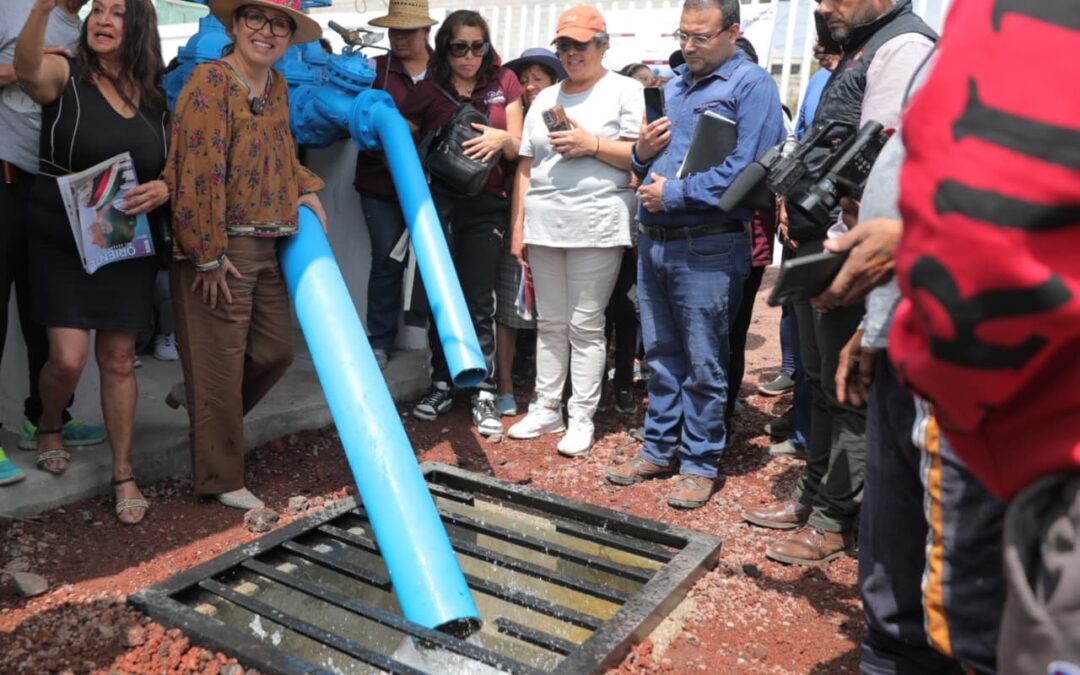 Ecatepec labora para solucionar carencia de agua que por años han sufrido los habitantes