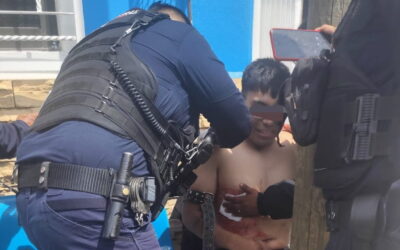 Policía de Chimalhuacán brinda auxilio a joven agredido