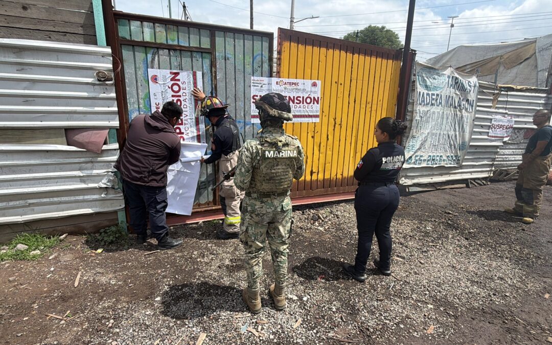 Suspenden fábrica ilegal de cloro en Cerro Gordo