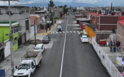 Repavimenta Ecatepec vía olvidada 3 décadas por gobiernos pasados