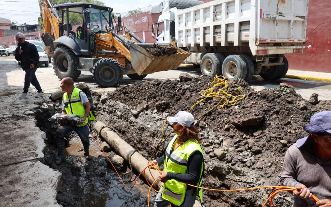 Sapase hasta el momento ha reparado más de 50 fugas de agua en líneas