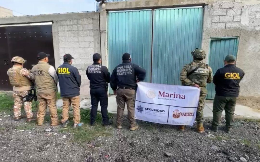 Policía de Ecatepec y Marina hallan toma clandestina de hidrocarburo