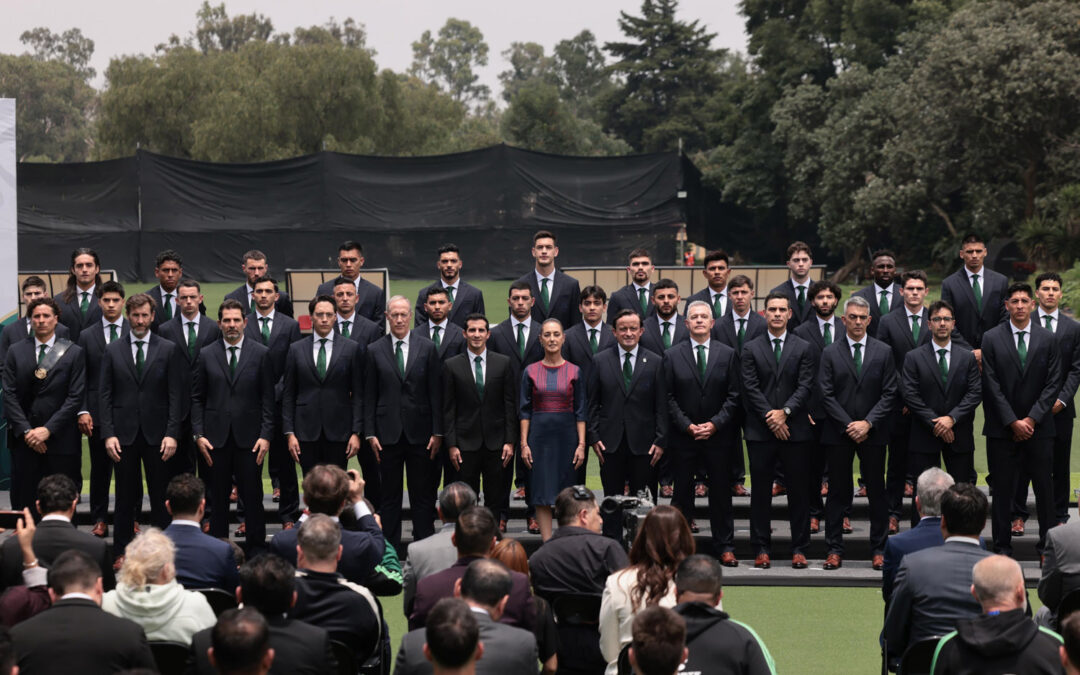 Presidenta Claudia Sheinbaum abandera a la Selección Nacional en la Copa Mundial de la FIFA 2026