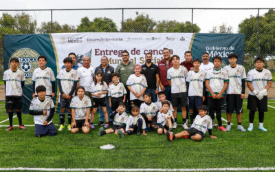 Neza tiene una nueva cancha de futbol como parte del Mundial Social 2026