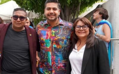 Comunidad LGBTTTIQ+ entrega pliego petitorio a la diputada Zaria Aguilera