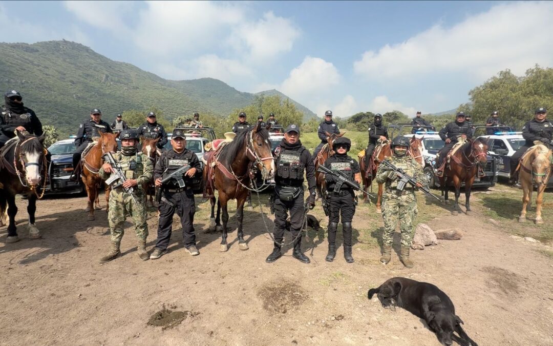 Por vacaciones, Policía y Marina refuerzan vigilancia en Sierra de Guadalupe
