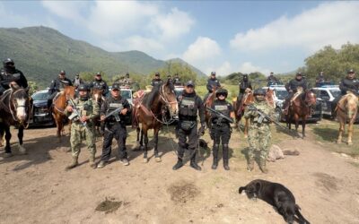 Por vacaciones, Policía y Marina refuerzan vigilancia en Sierra de Guadalupe