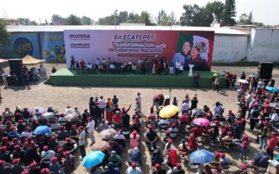 Ecatepenses respaldan la Cuarta Transformación y se suman a la Defensa de la Soberanía Nacional