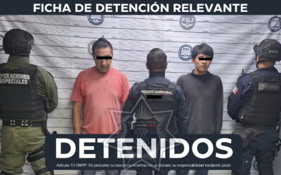 Detienen en Chimalhuacán a dos sujetos armados