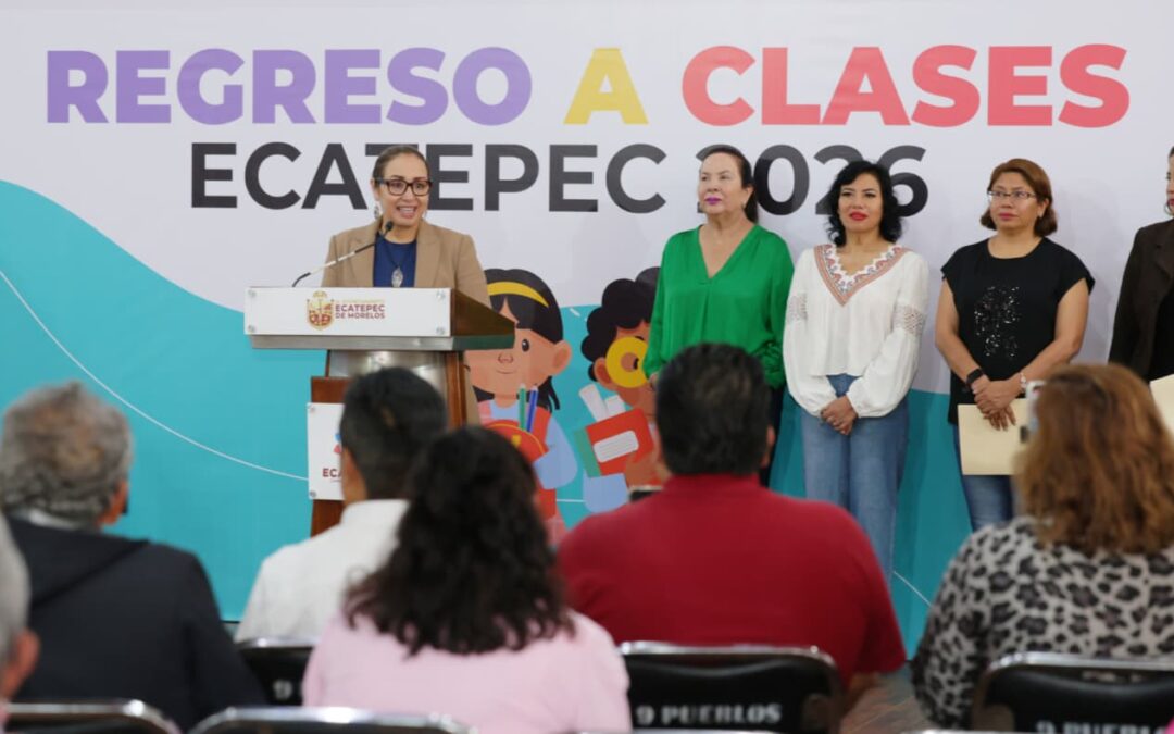 Azucena Cisneros anuncia Feria de Regreso a Clases con descuentos de hasta 50%