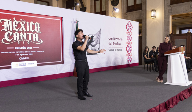 Lo importante de México Canta es que la música sea parte de la vida y no la violencia: CSP