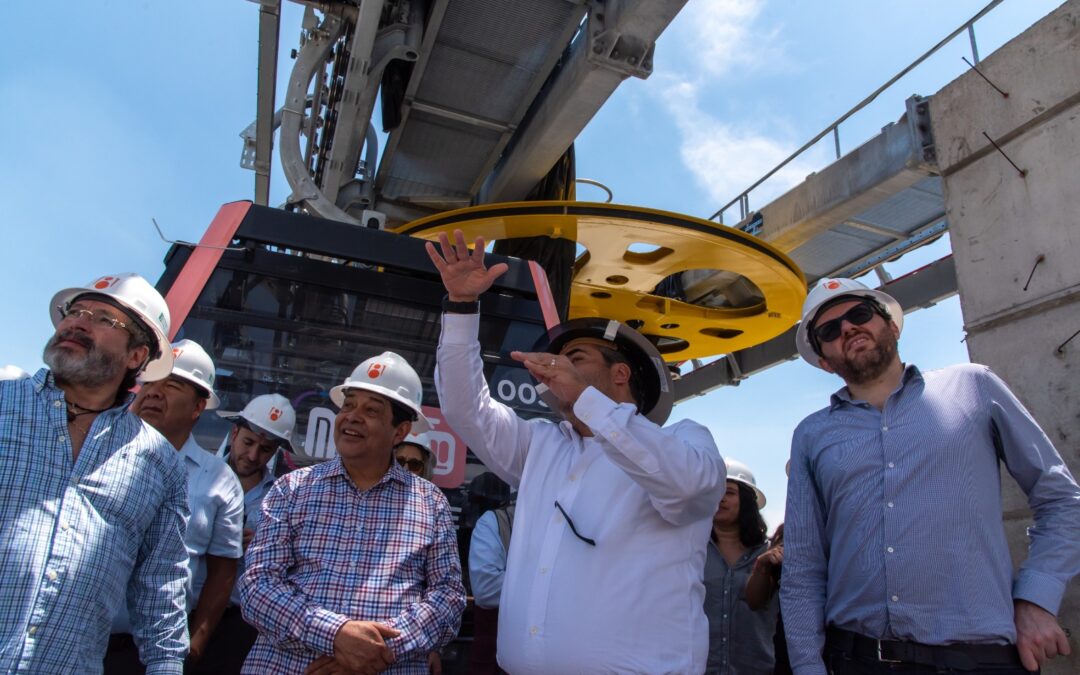Avanza EdoMéx 71.4 % la construcción de la L3 del Mexicable en Naucalpan