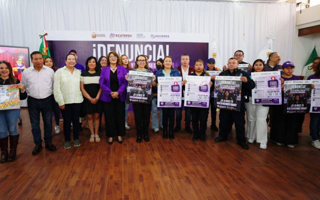Enfrentan violencia familiar ecatepense con Cruzada Violeta 360