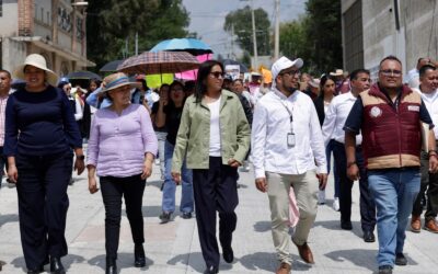 Con base en programa de obras, alcaldesa chimalhuaquense alcanza su mayor nivel de aprobación