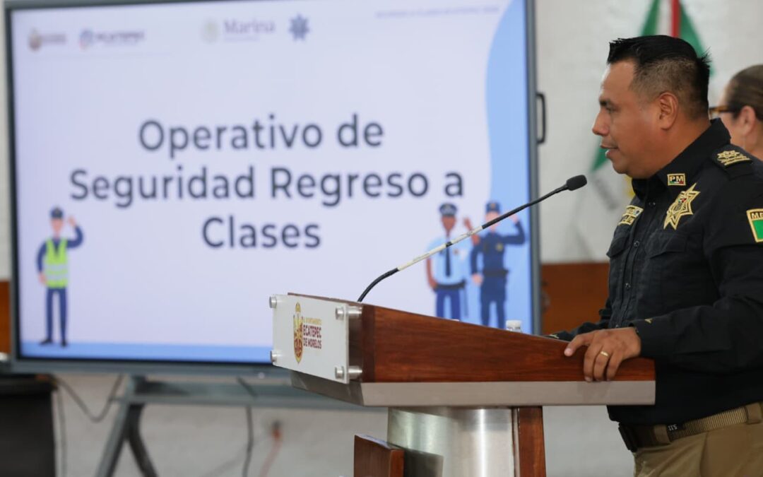 Policía municipal y Marina desplegarán operativo para el Regreso a Clases