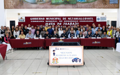 “Red de Escuelas por la Seguridad y La Paz” en Neza evitarán el delito, bullying y adicciones