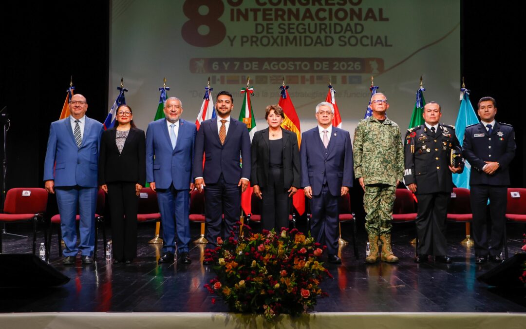 Reconoce GEM a Policía de Neza al arranque del 8° Congreso Internacional de Seguridad y Proximidad Social