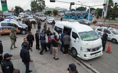 Ecatepec intensificará operativos contra transporte público que no respete reglamento