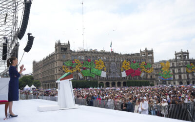 “Honestidad y resultados” cierra en Zócalo; “dictar el futuro de nuestra patria, solo le pertenece al pueblo de México”: CSP