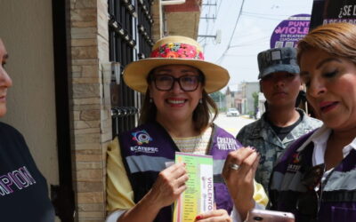 Cruzada Violeta 360 en toque de puertas; “estamos a favor de superar cualquier tipo de violencia”: ACC