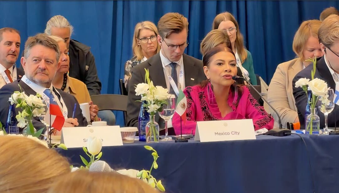 Clara Brugada llama a fortalecer el multilateralismo entre ciudades durante el cierre del Urban 20