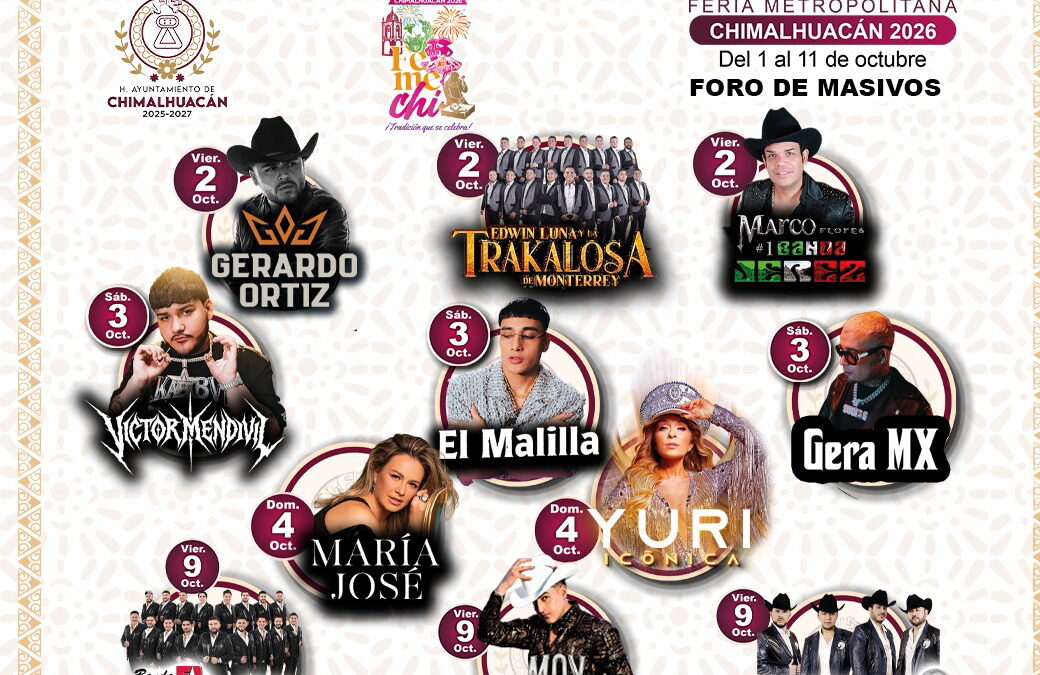 La FEMECHI 2026 ofrecerá amplia cartelera musical y cultural
