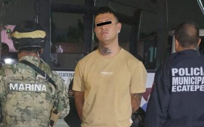 Policía ecatepense y Marina detienen a sujeto por intento de feminicidio