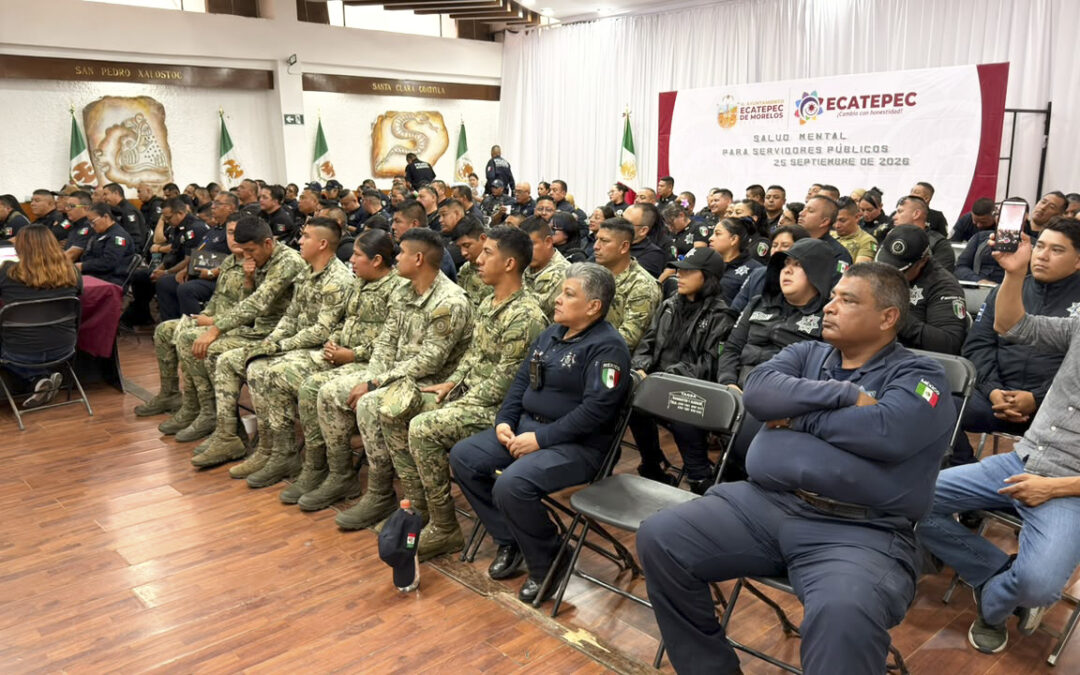 Crean Unidad para atender salud mental de policías de Ecatepec