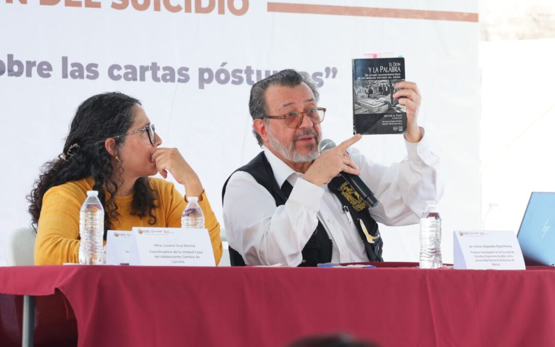 Azucena Cisneros refuerza la prevención del suicidio en Ecatepec
